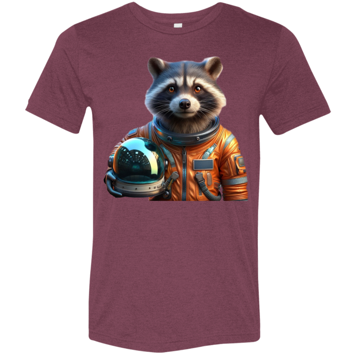 "Space Raccoon" Tri-blend T-shirt | BetterSaid.co