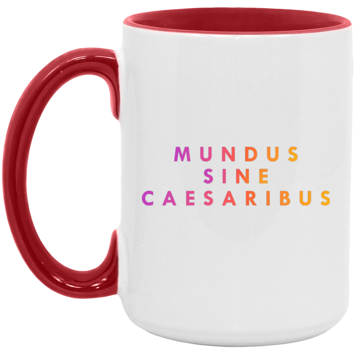 "Mundus Sine Caesaribus" Coffee Cups