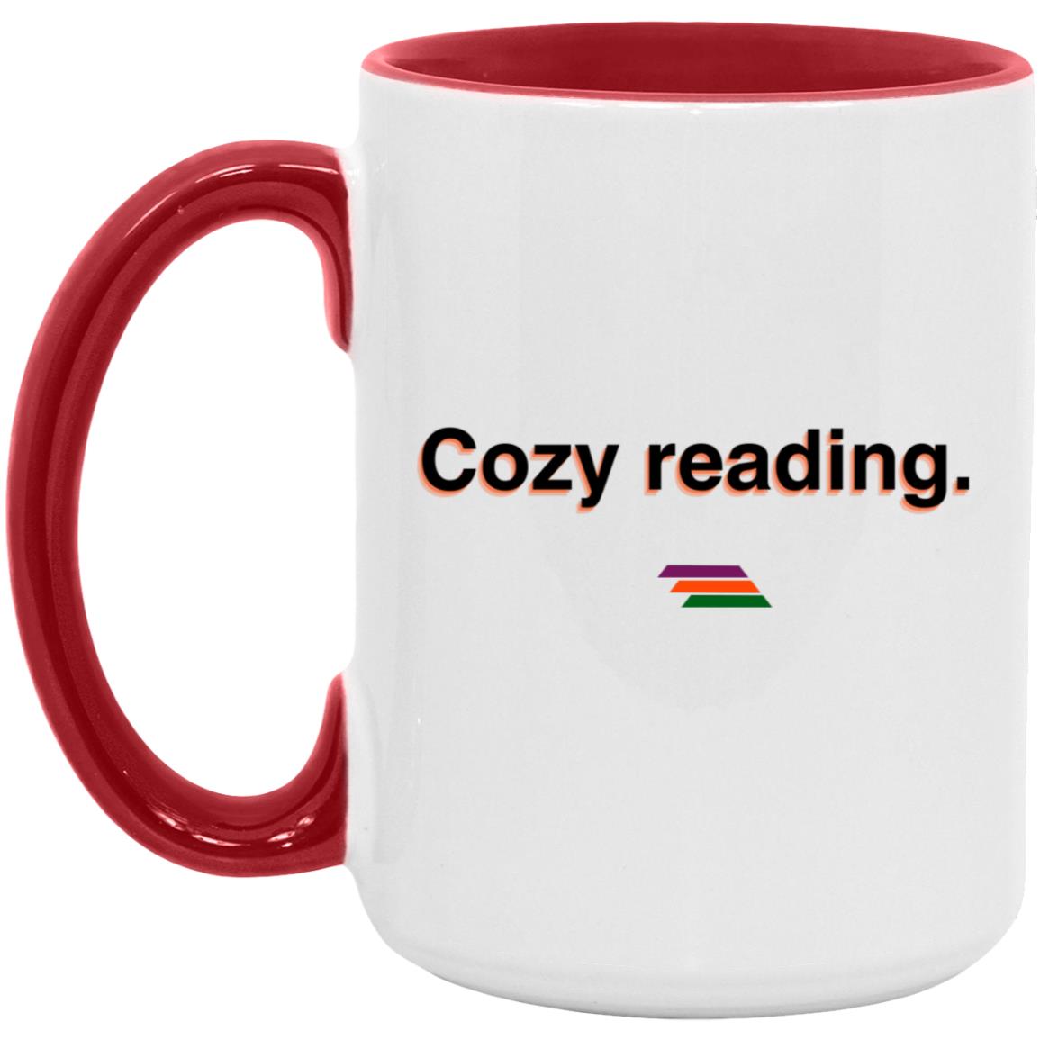 "Cozy reading." Coffee Cups | BetterSaid.co