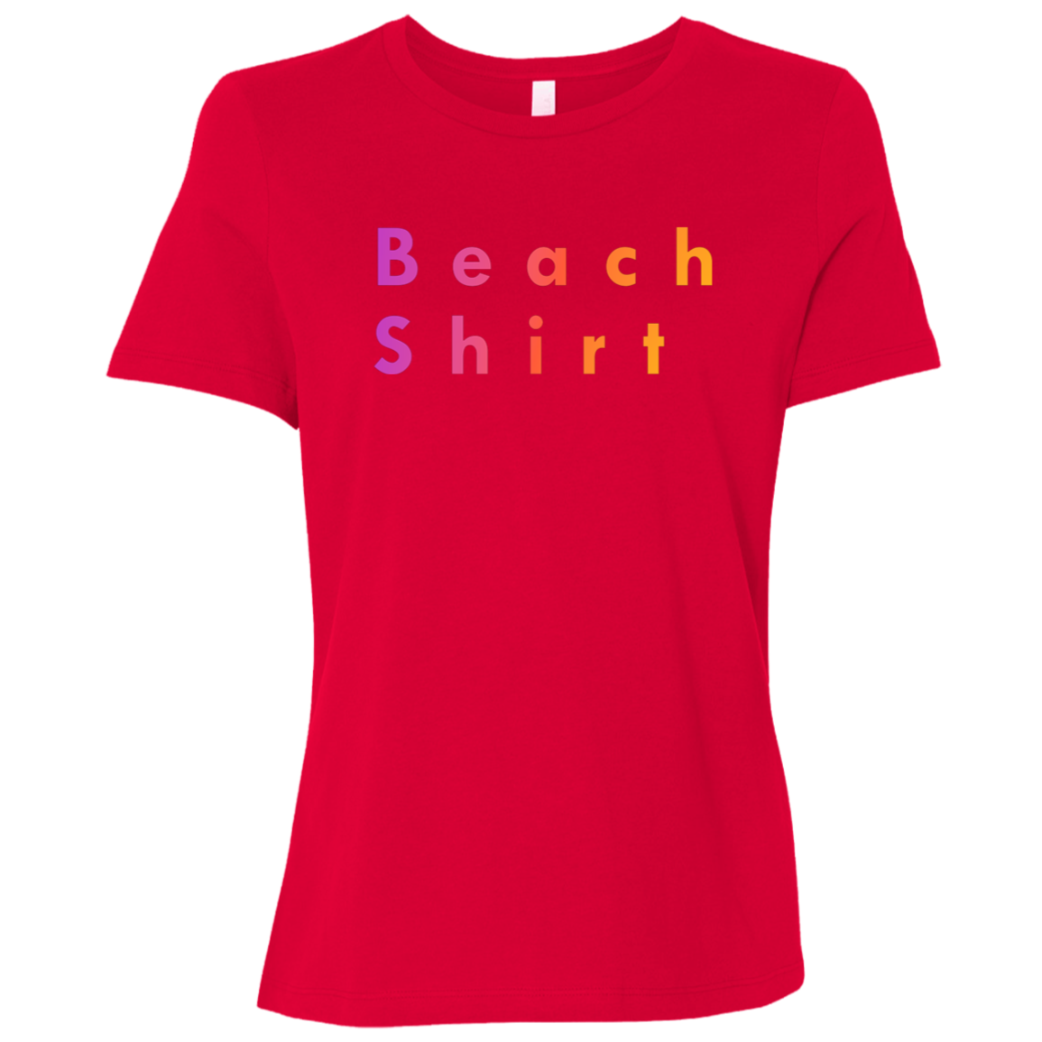 "Beach shirt" Womens T-shirt | BetterSaid.co