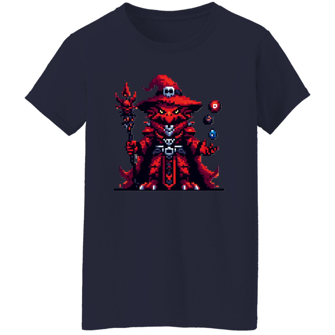 "Red Dragonborn DND" Womens T-shirt | BetterSaid.co