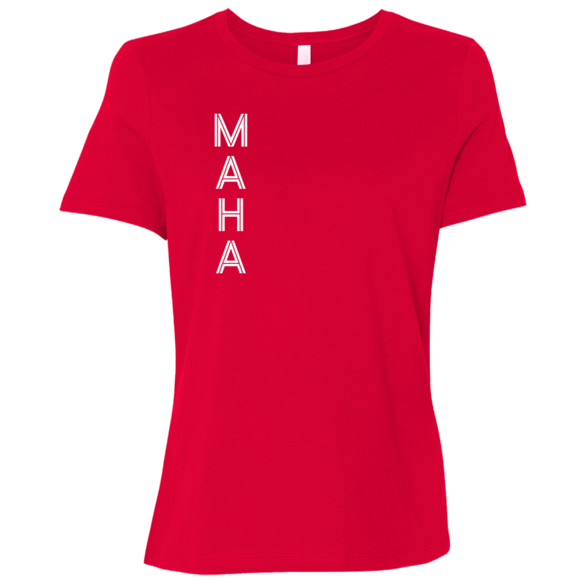 "MAHA" Womens Relaxed T-shirt | BetterSaid.co