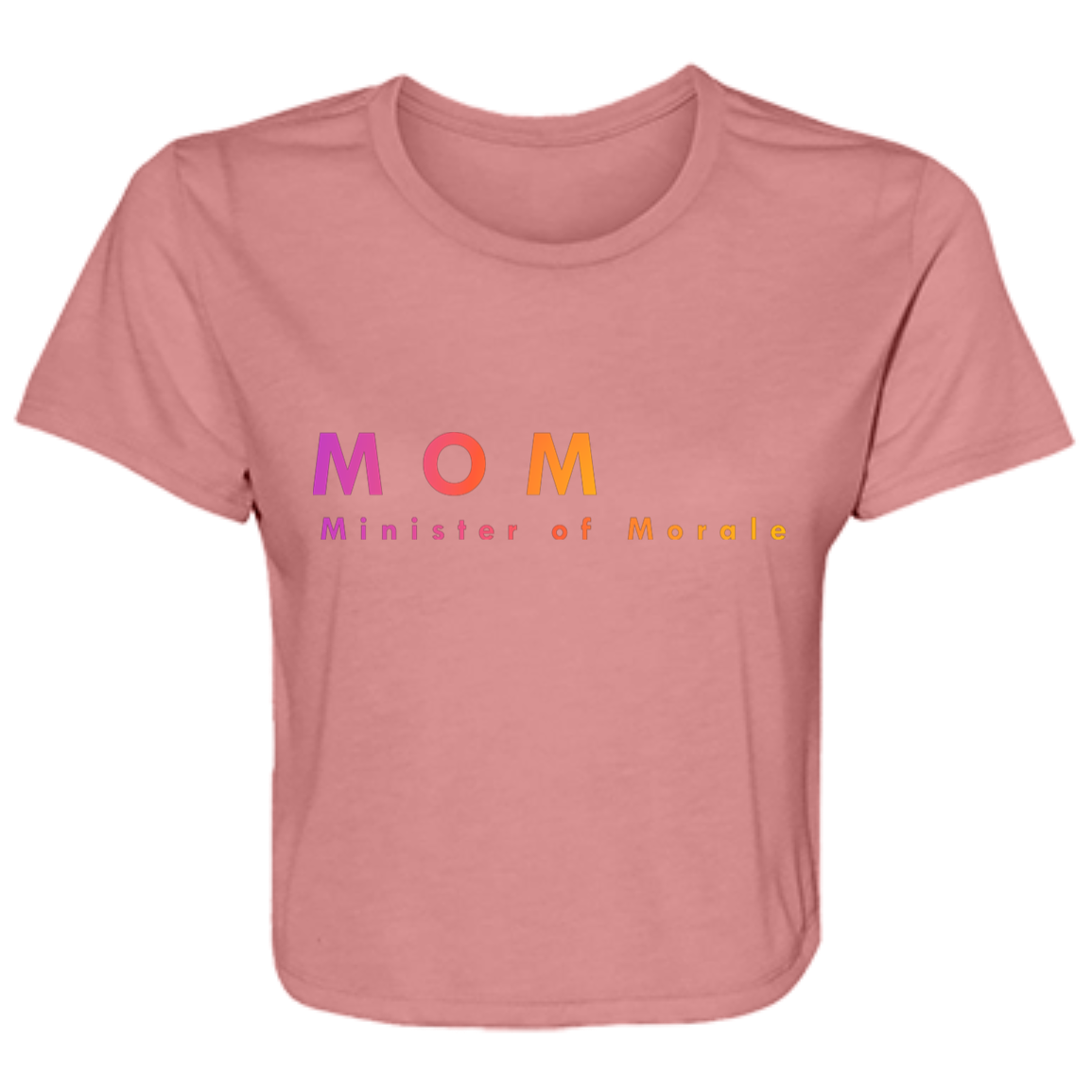 "Mom. Minister of Morale." Womens Crop Top | BetterSaid.co