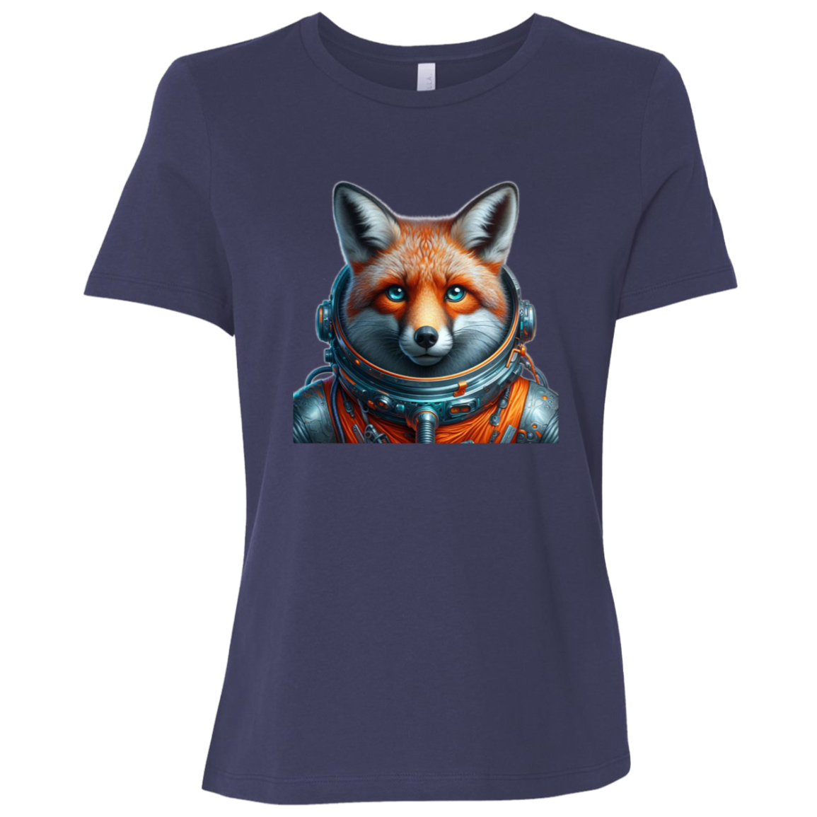 "Space Fox" Womens Relaxed T-shirt | BetterSaid.co
