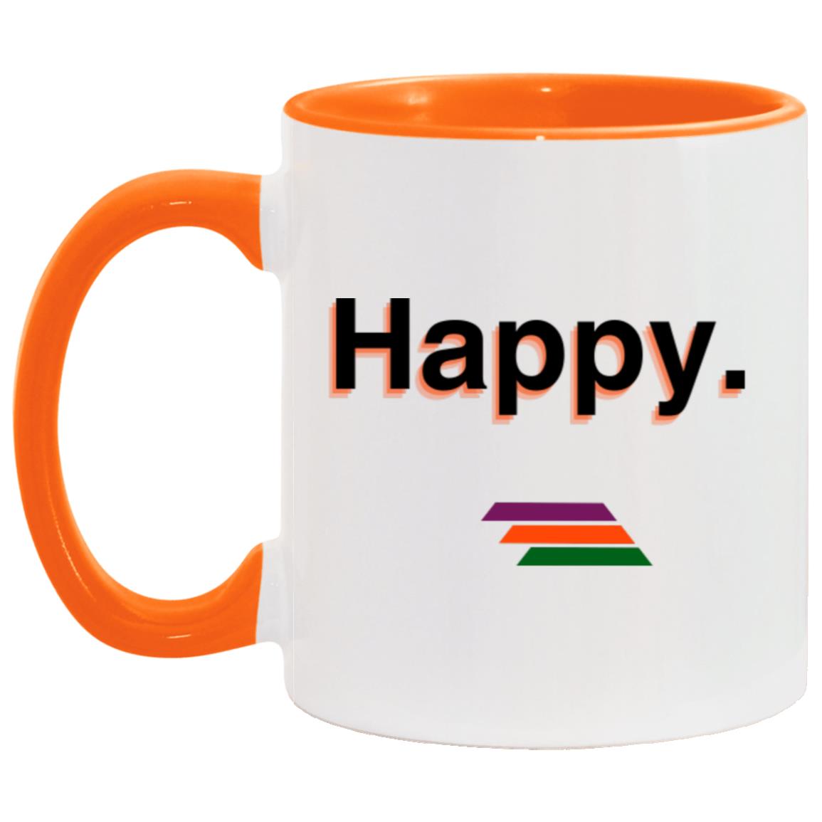 "Happy." Coffee Cups | BetterSaid.co
