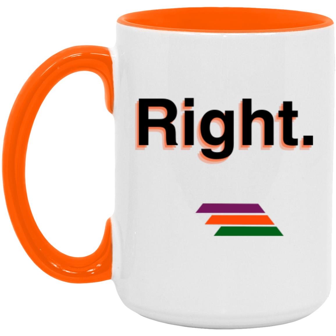"Right." Coffee Cups | BetterSaid.co