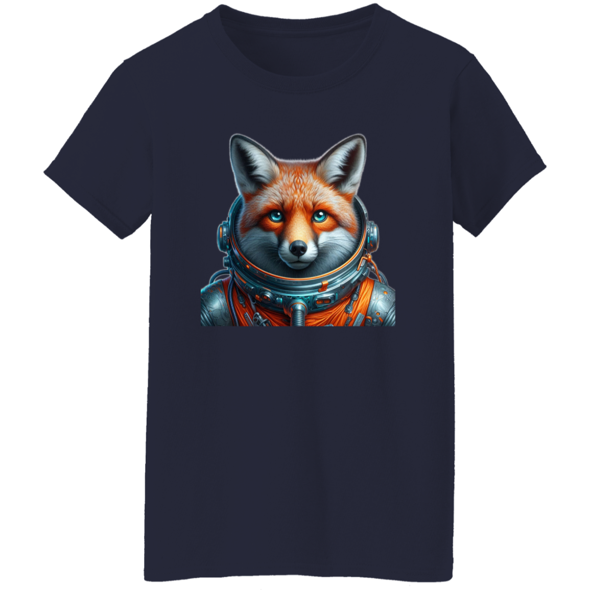 "Space Fox" Womens T-shirt | BetterSaid.co