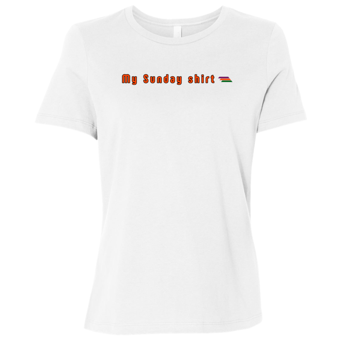 "My Sunday shirt" Womens Relaxed T-shirt | BetterSaid.co