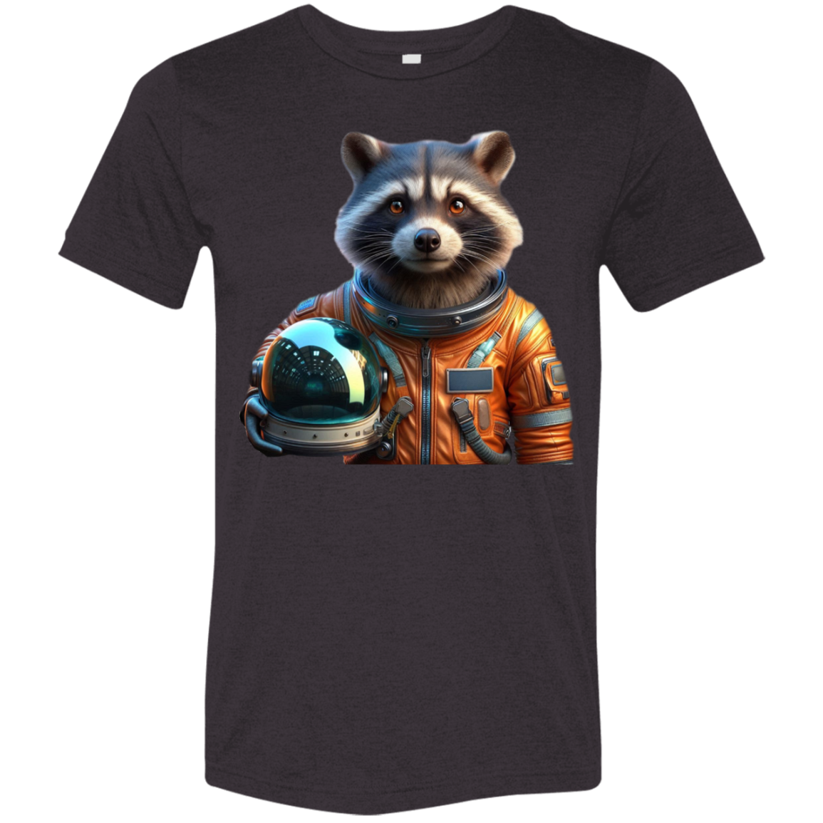 "Space Raccoon" Tri-blend T-shirt | BetterSaid.co
