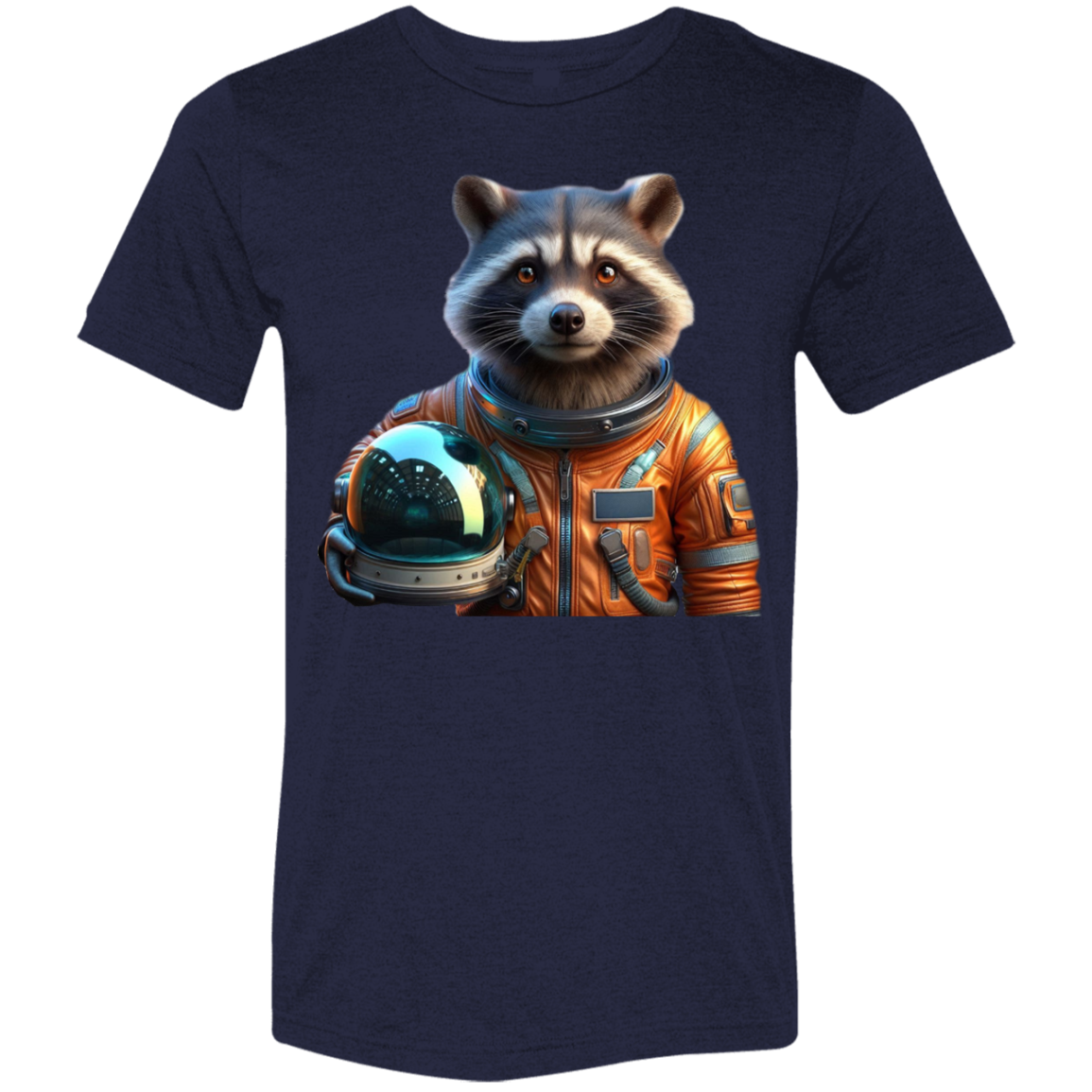 "Space Raccoon" Tri-blend T-shirt | BetterSaid.co