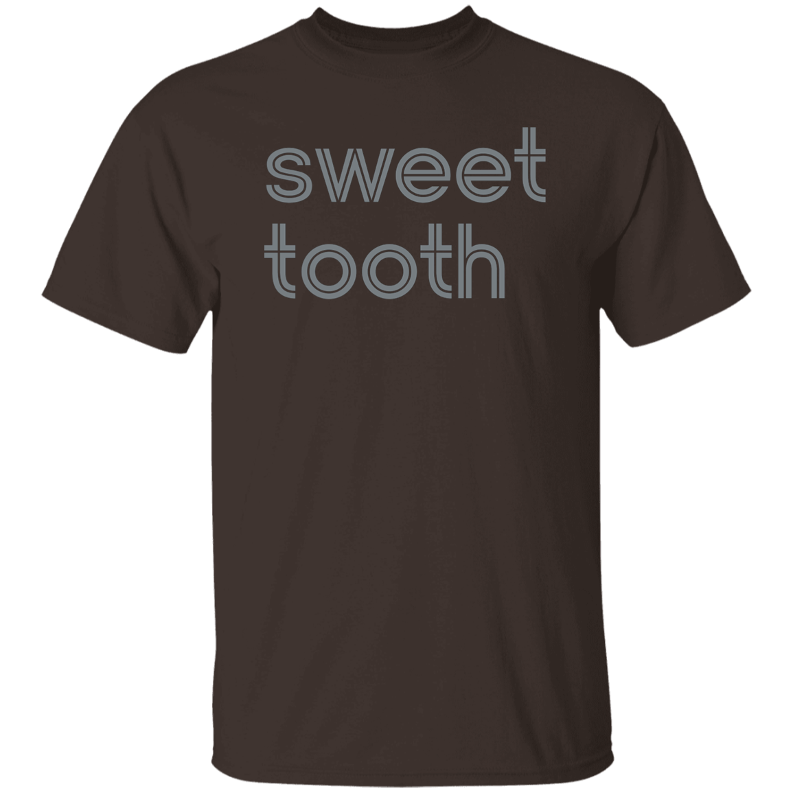 "Sweet tooth." Mens T-shirt | BetterSaid.co