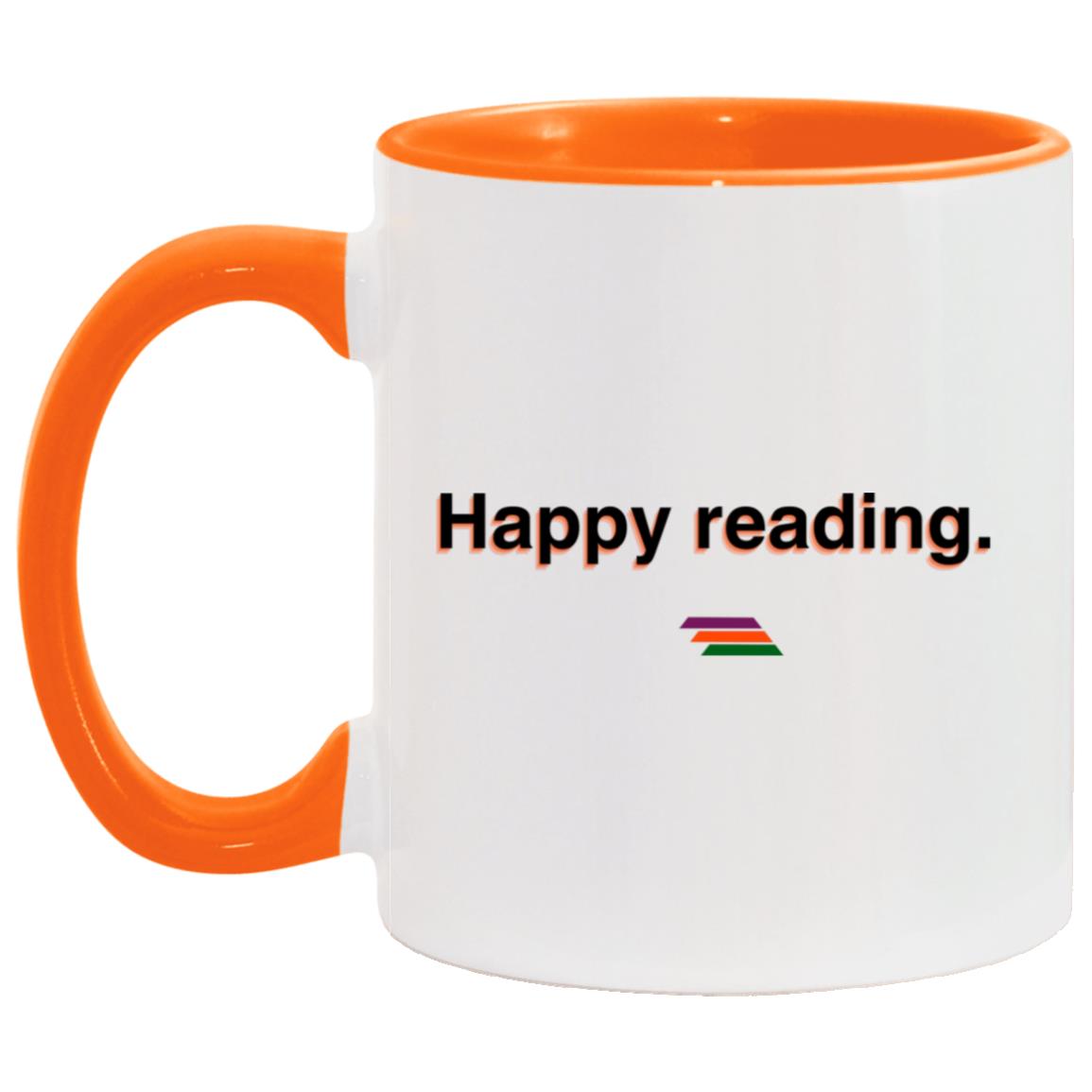 "Happy reading." Coffee Cups | BetterSaid.co