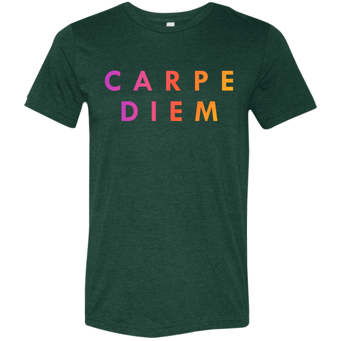 "Carpe diem." Tri-blend T-shirt