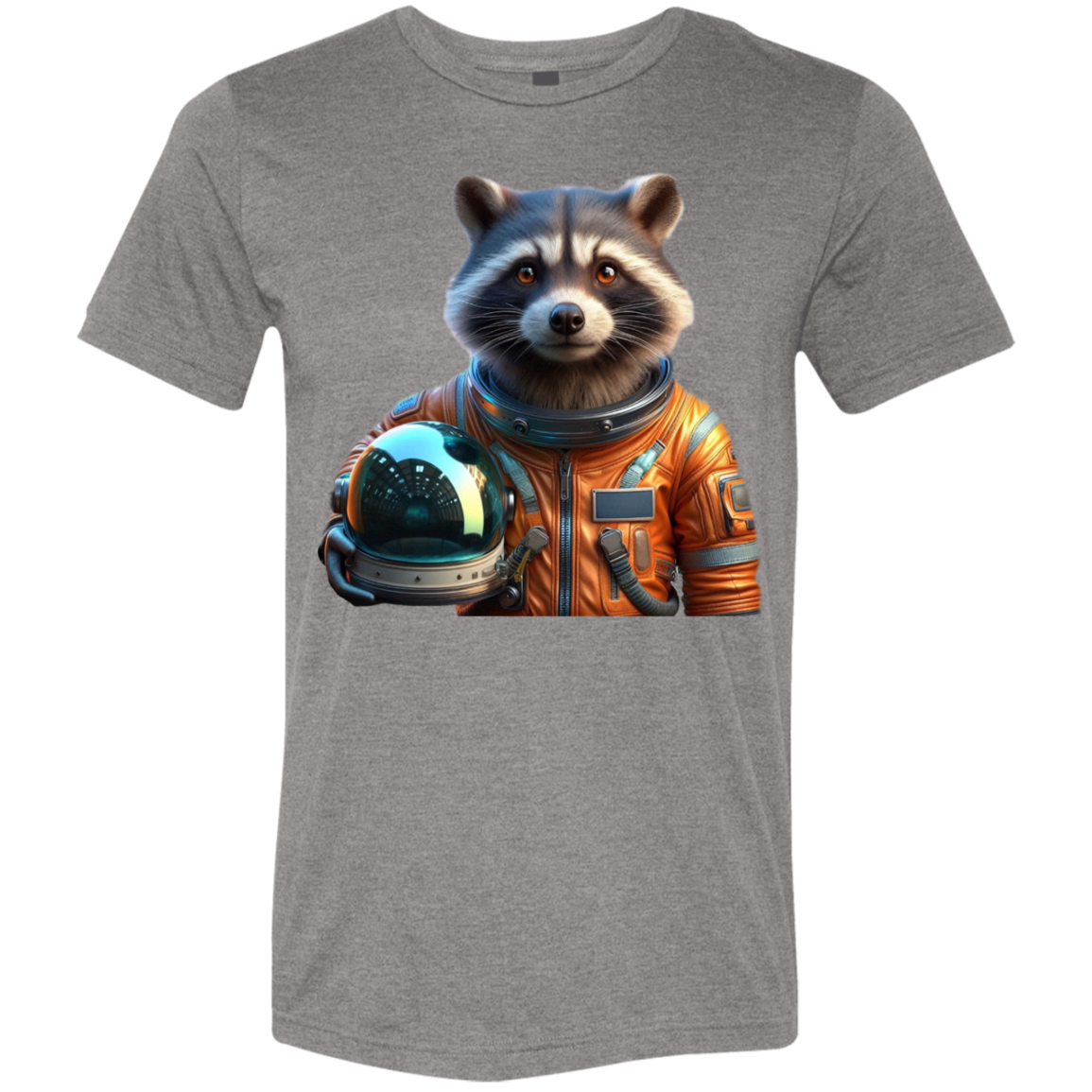 "Space Raccoon" Tri-blend T-shirt | BetterSaid.co