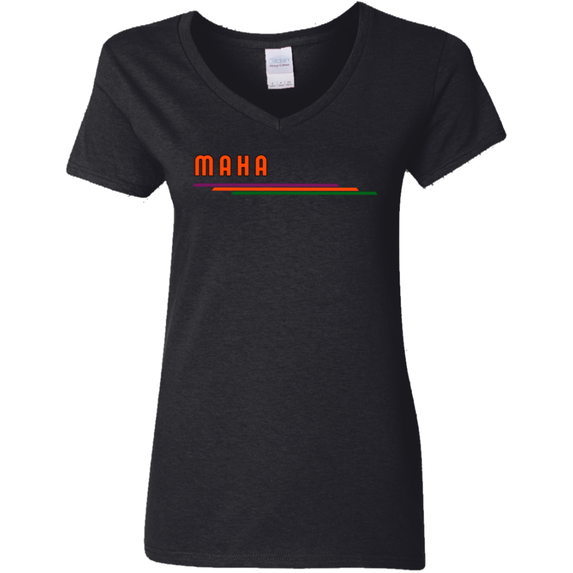 "MAHA" Womens V-neck T-shirt | BetterSaid.co