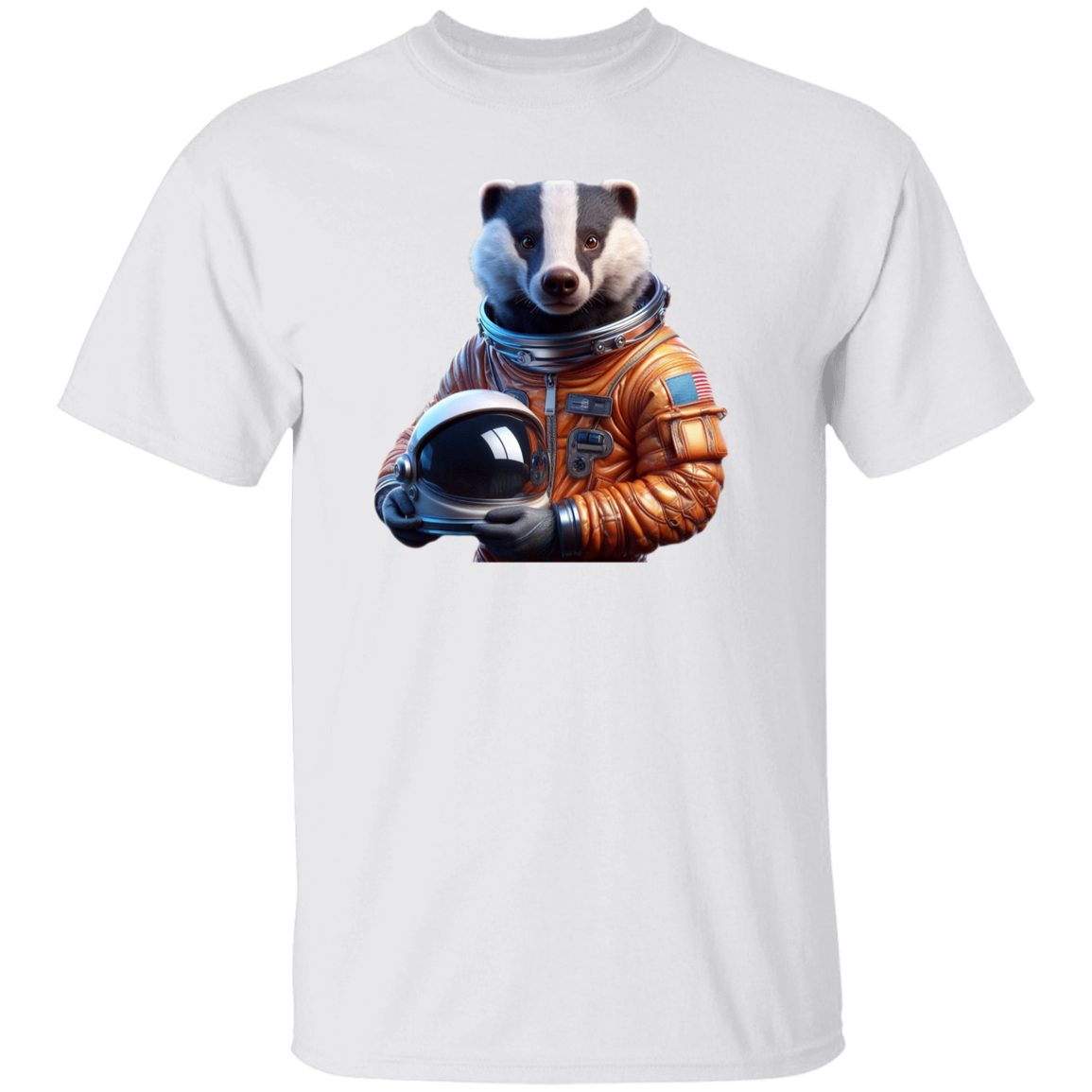 "Space Badger" Mens T-shirt | BetterSaid.co