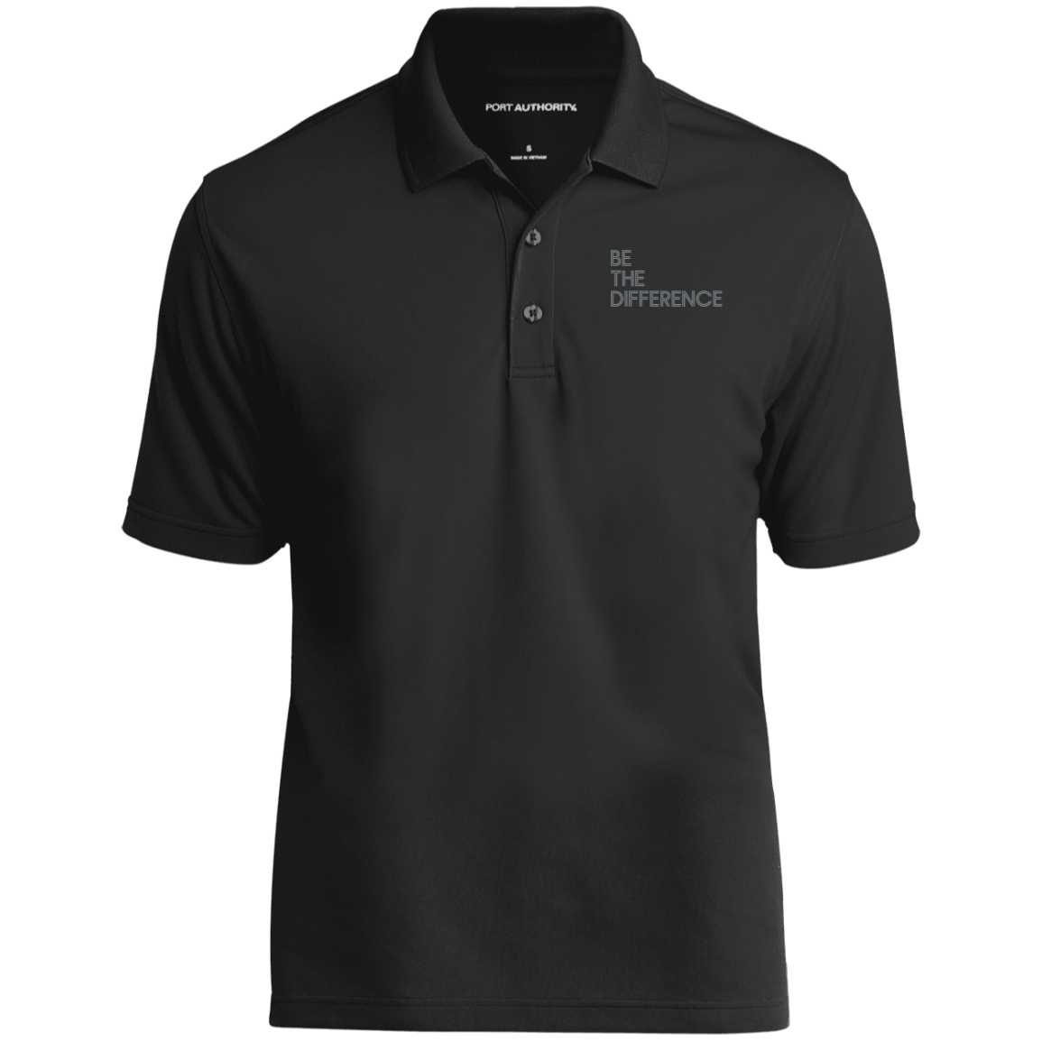 "Make a difference." UV Micro-Mesh Polo | BetterSaid.co