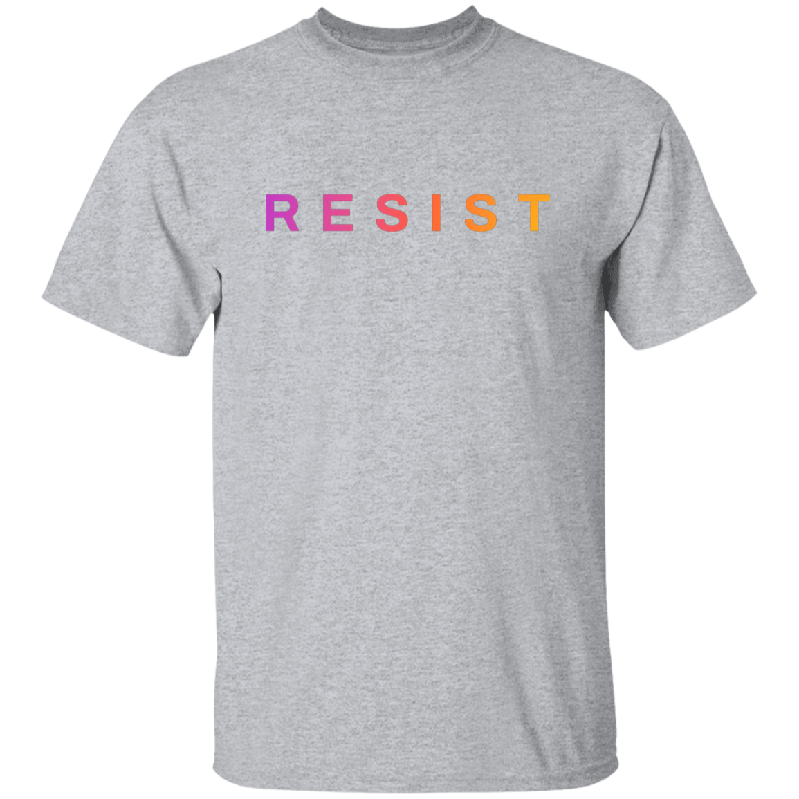"Resist." Mens T-shirt | BetterSaid.co