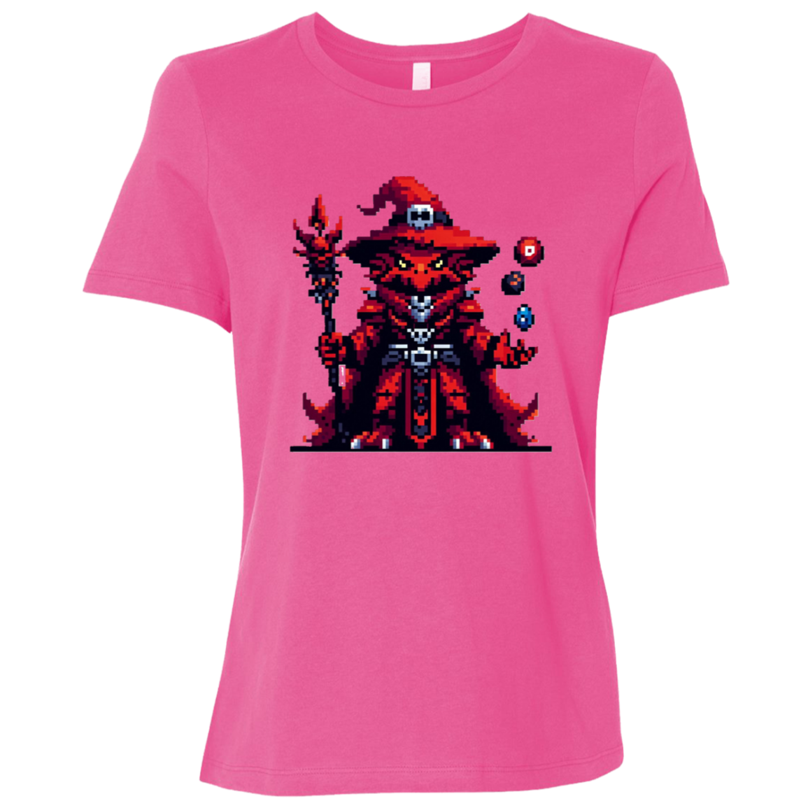 "Red Dragonborn DND" Womens Relaxed T-shirt | BetterSaid.co
