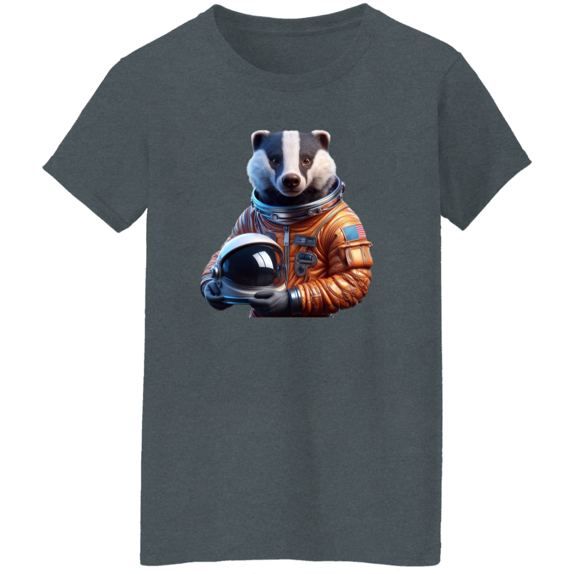 "Space Badger" Womens T-shirt | BetterSaid.co