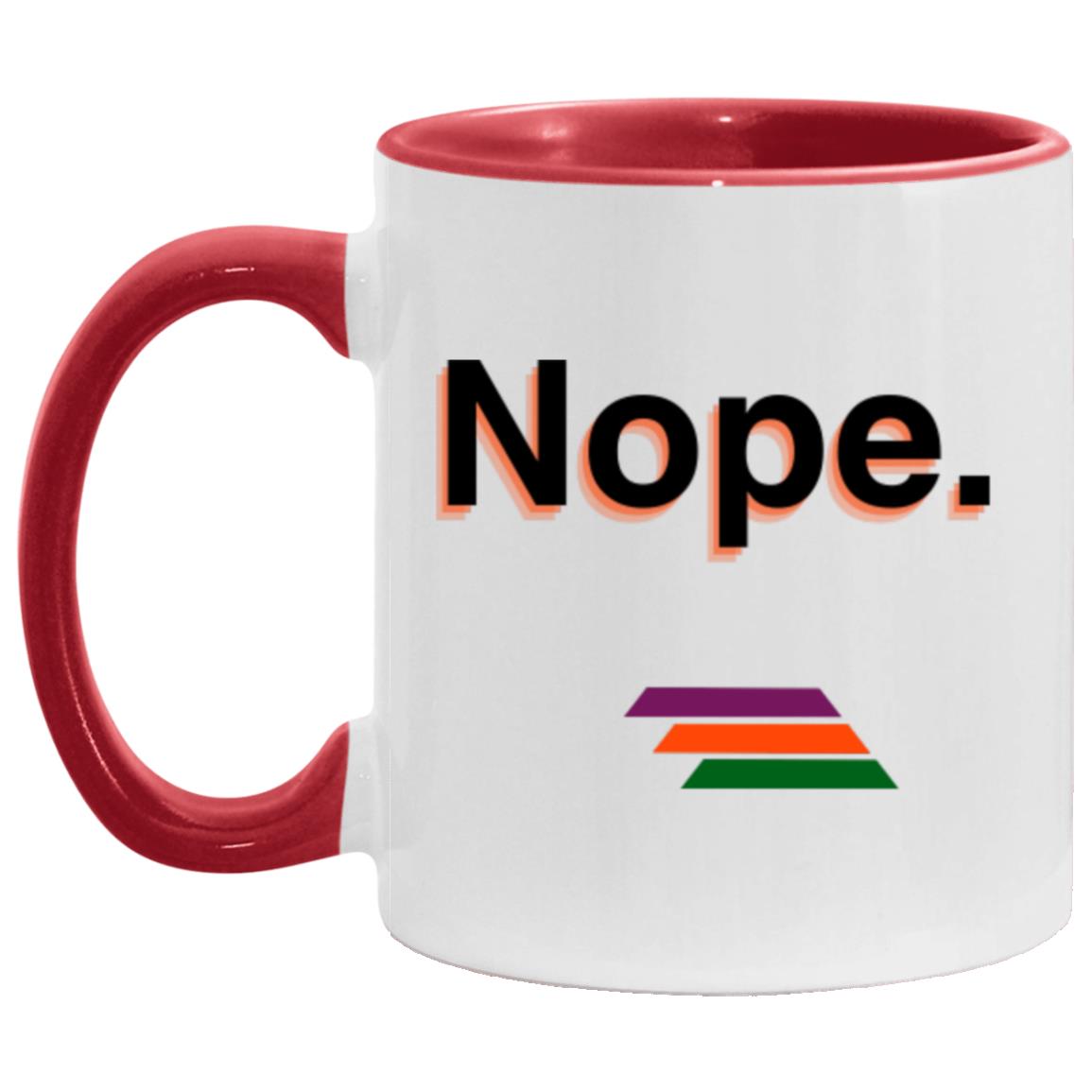"Nope." Coffee Cups | BetterSaid.co