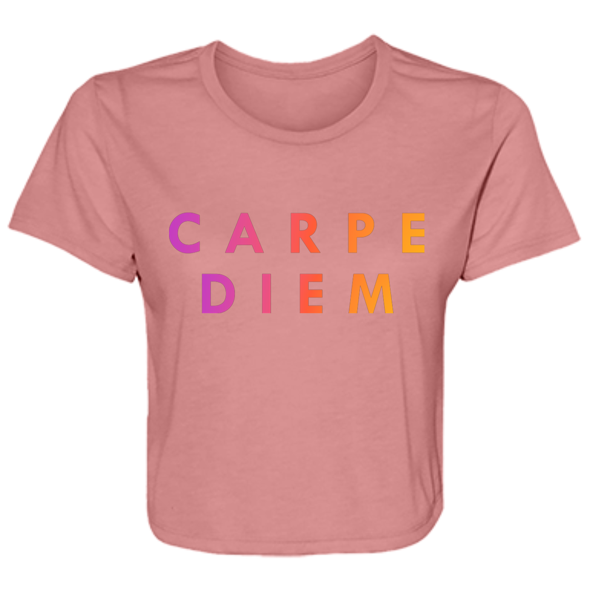 "Carpe diem." Womens Crop Top | BetterSaid.co