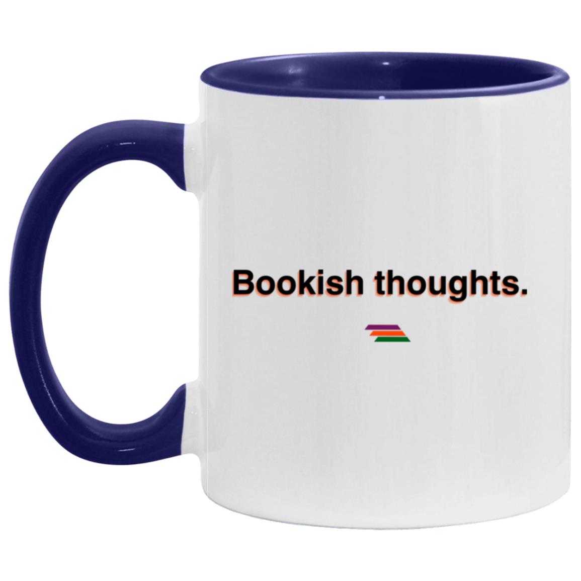 "Bookish thoughts." Coffee Cups | BetterSaid.co