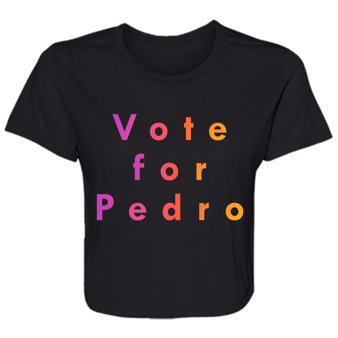 "Vote for Pedro" Womens Crop Top | BetterSaid.co