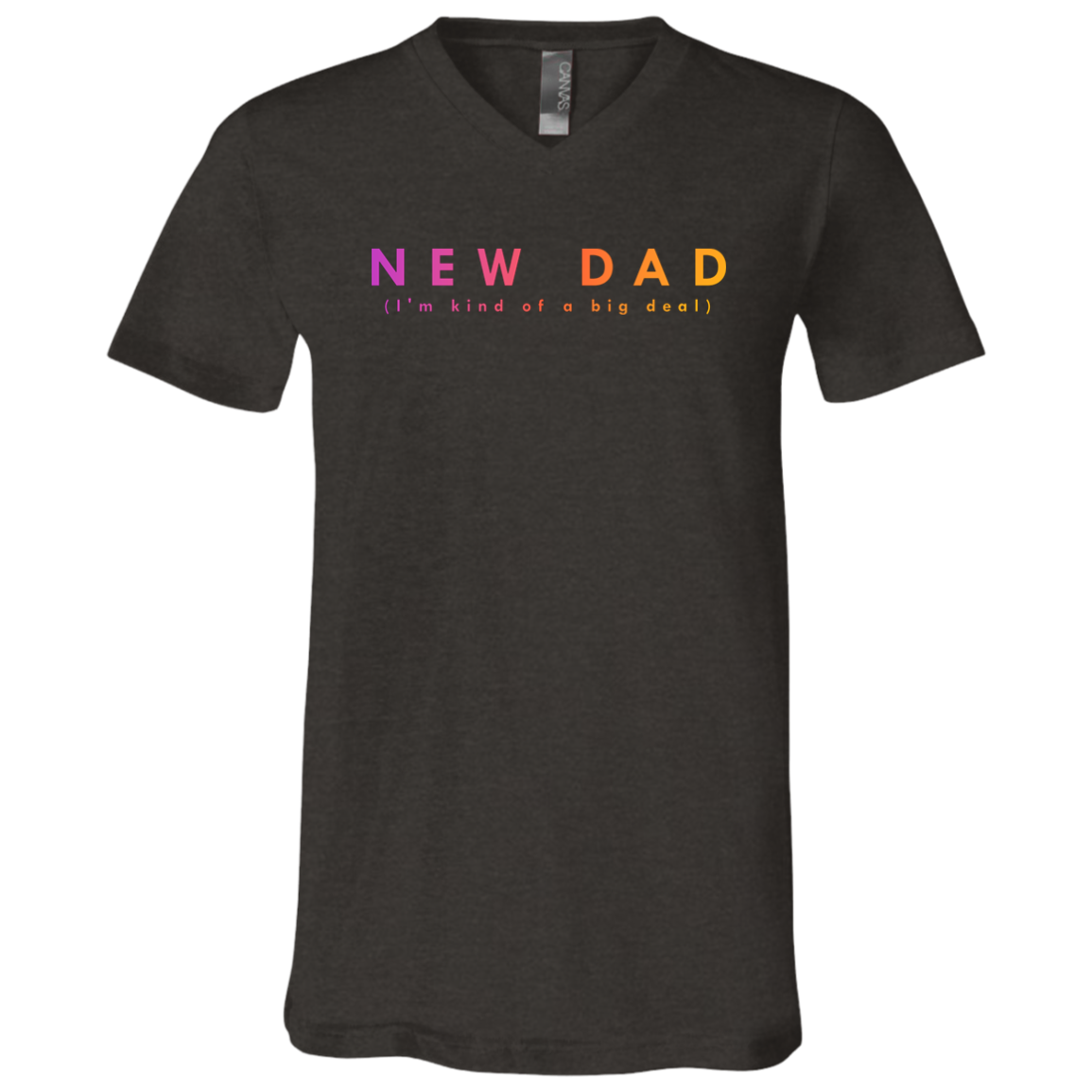 "New Dad" V-neck T-shirt | BetterSaid.co