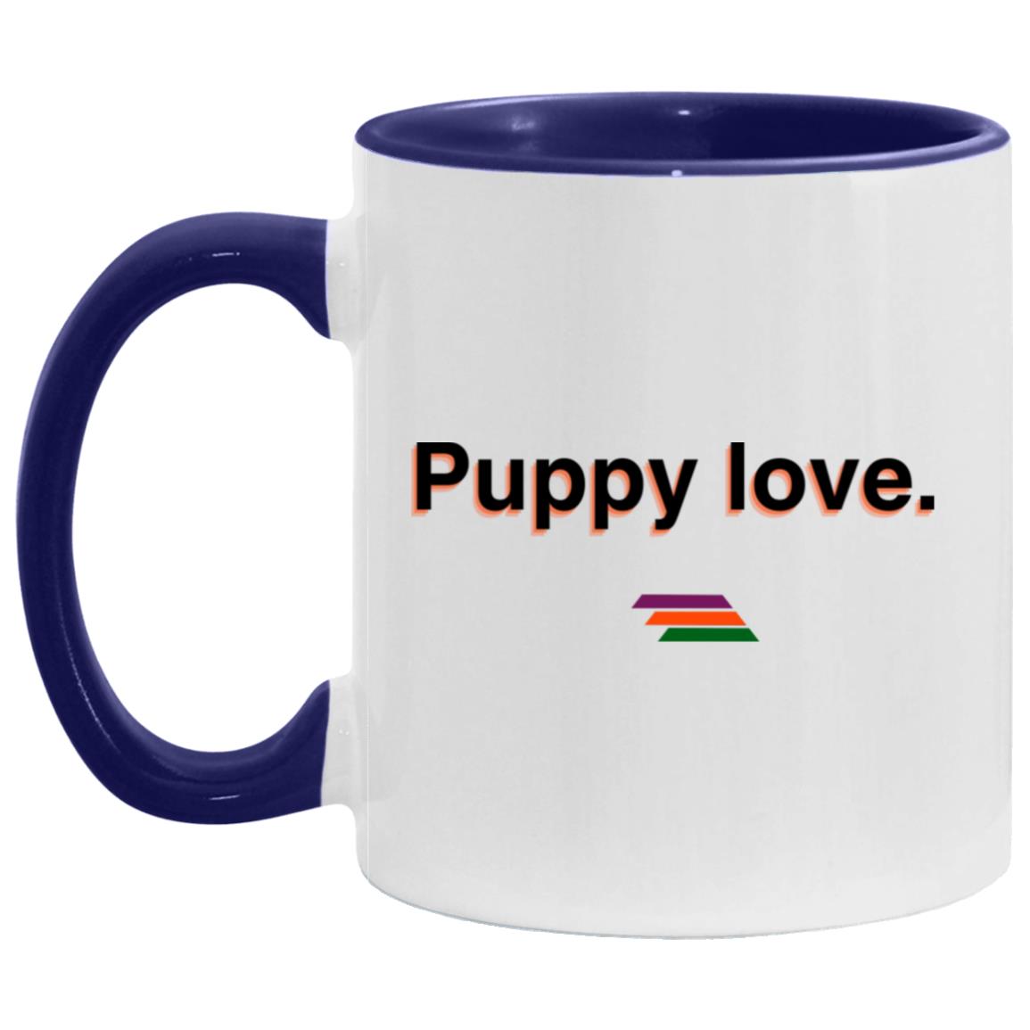"Puppy love." Coffee Cups | BetterSaid.co