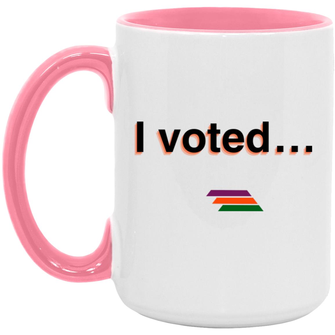 "I voted" Coffee Cups | BetterSaid.co