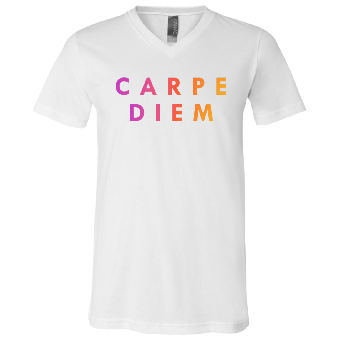 "Carpe diem." Mens V-neck T-shirt