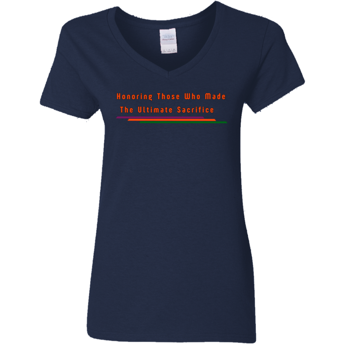 "The Ultimate Sacrifice" Womens V-neck T-shirt | BetterSaid.co