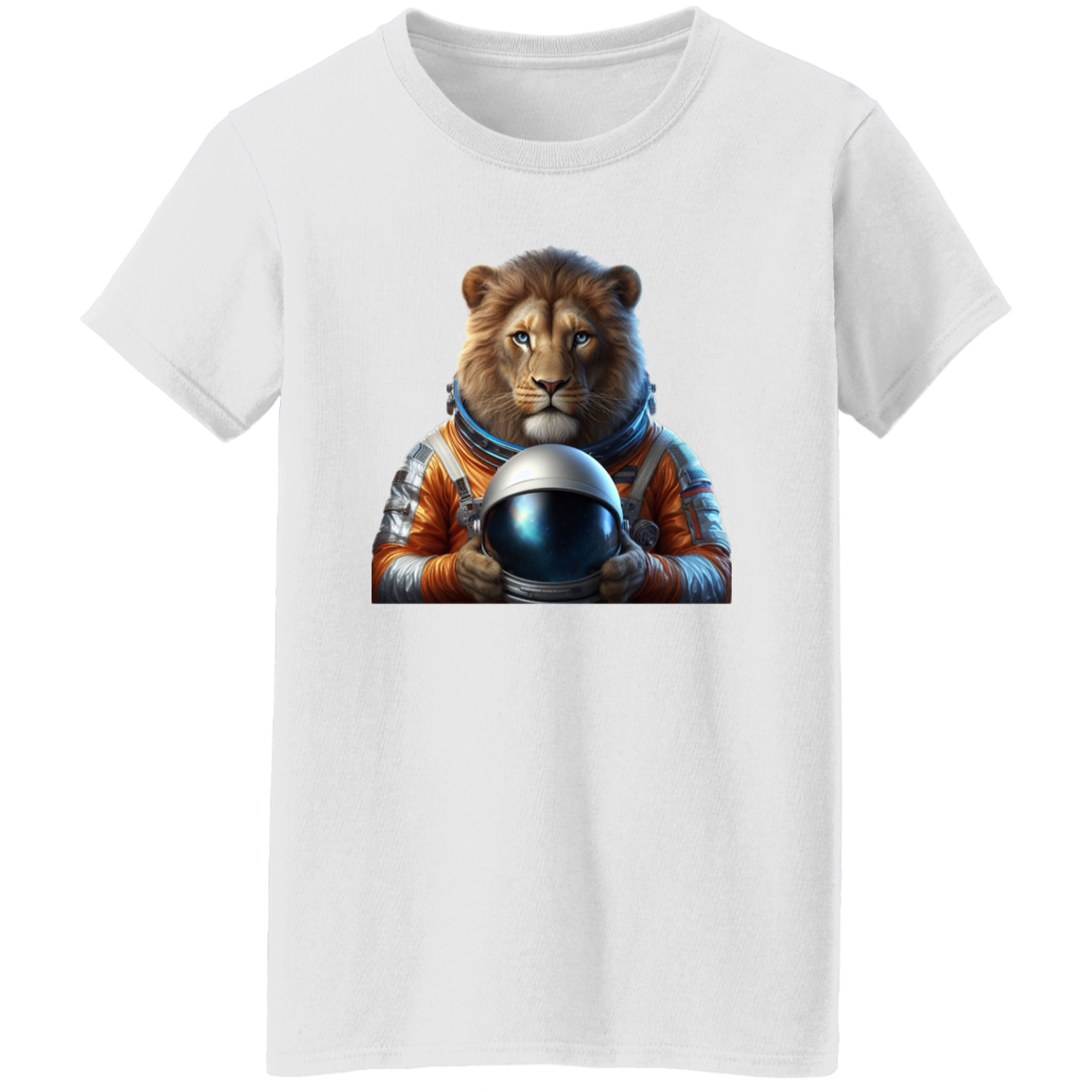 "Space Lion" Womens T-shirt | BetterSaid.co