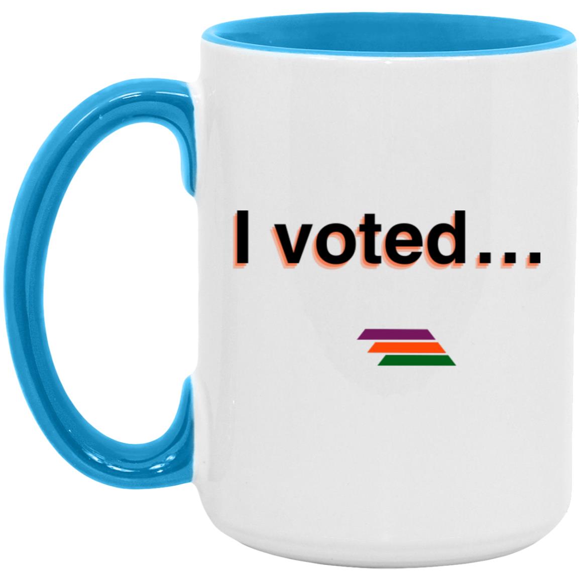 "I voted" Coffee Cups | BetterSaid.co