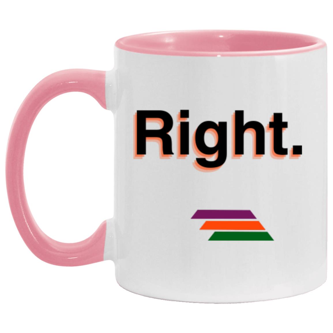 "Right." Coffee Cups | BetterSaid.co