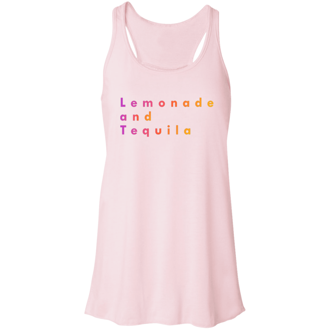 "Lemonade and Tequila" Flowy Racerback Tank