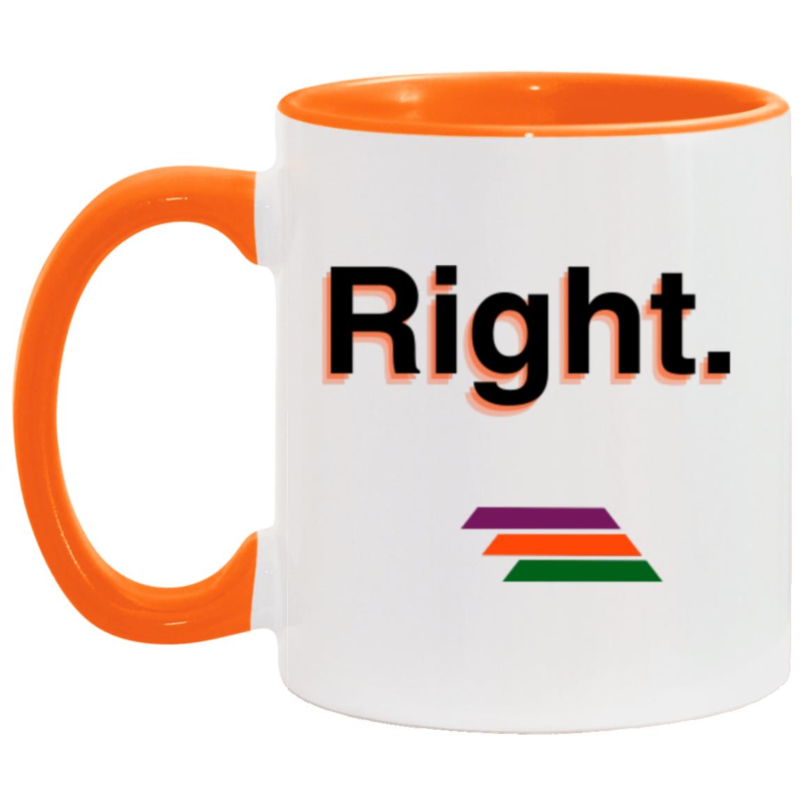 "Right." Coffee Cups | BetterSaid.co
