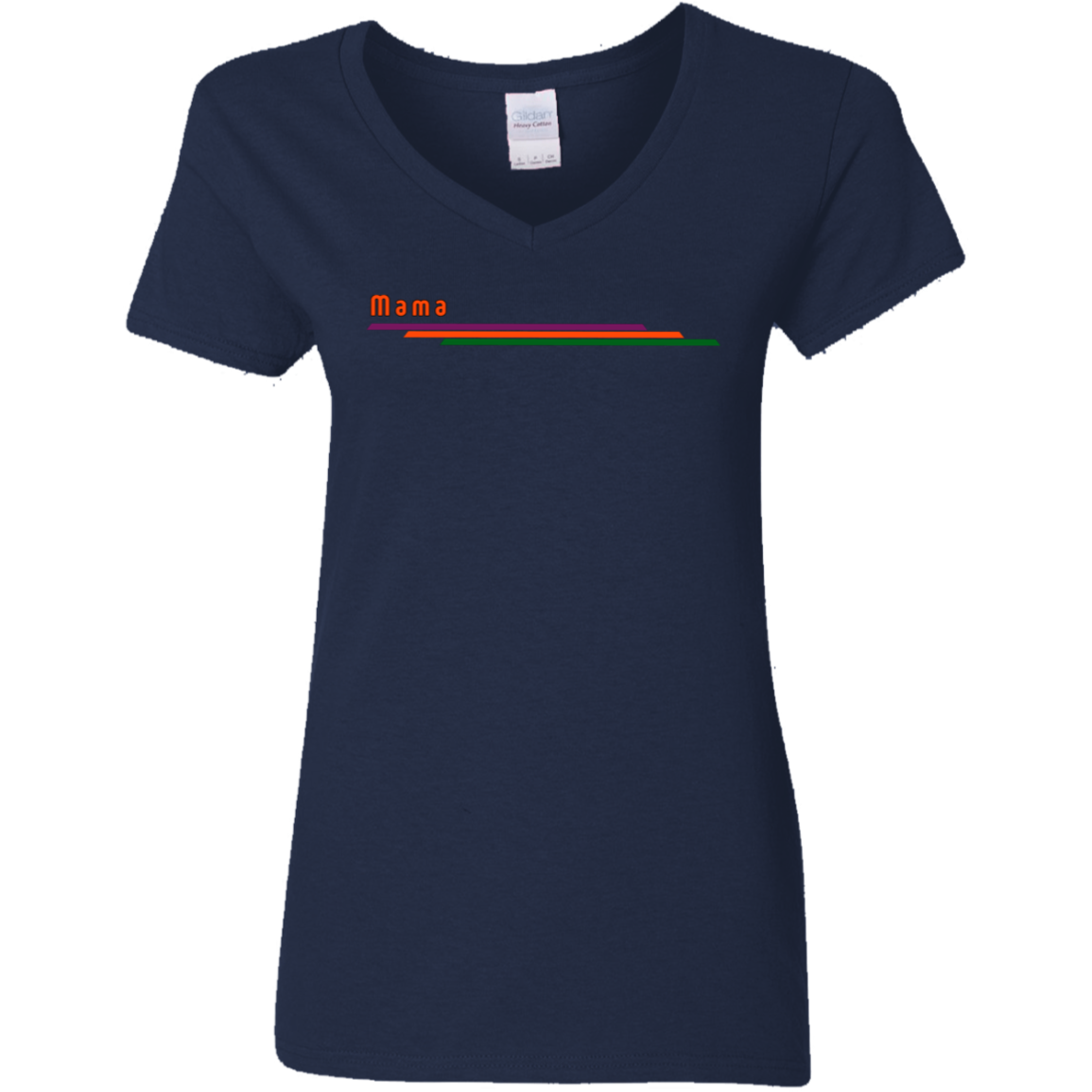 "Mama" Womens V-neck T-shirt | BetterSaid.co