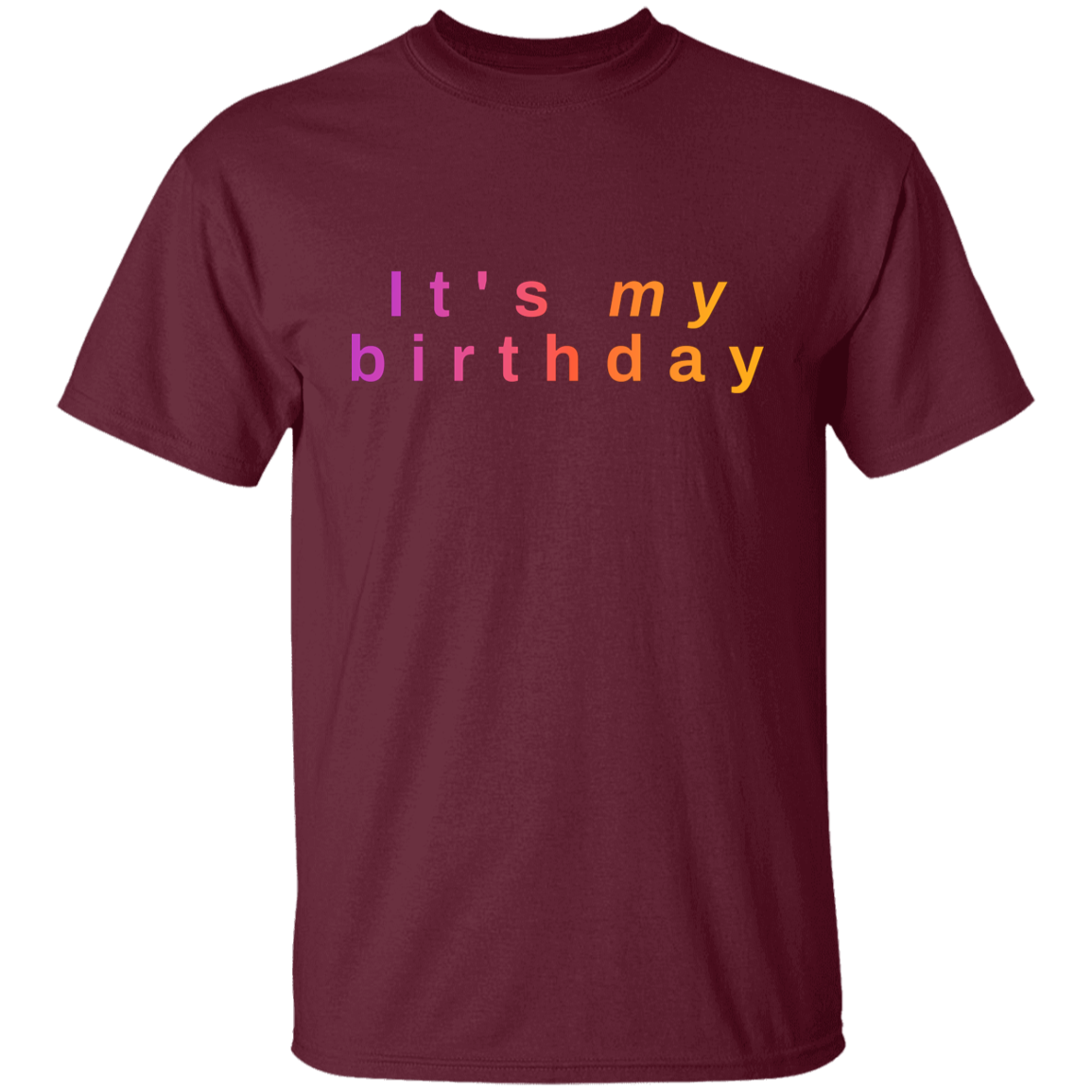"It's my birthday" Kids Cotton T-shirt | BetterSaid.co