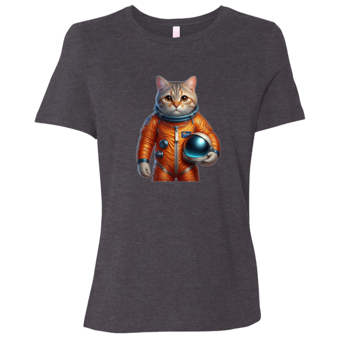 "Space Cat" Womens Relaxed T-shirt | BetterSaid.co
