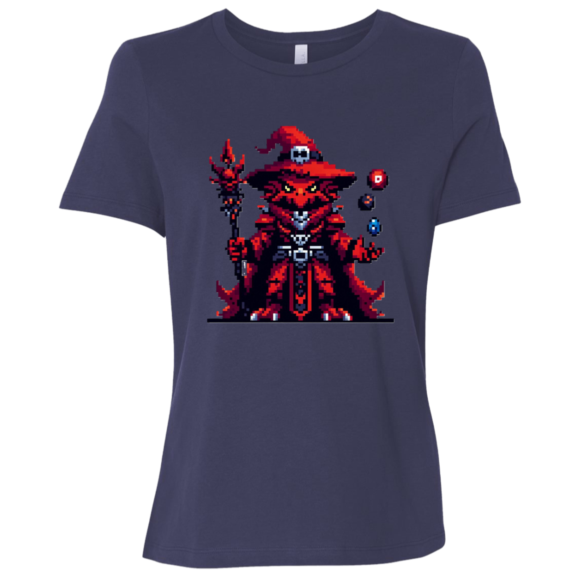 "Red Dragonborn DND" Womens Relaxed T-shirt | BetterSaid.co