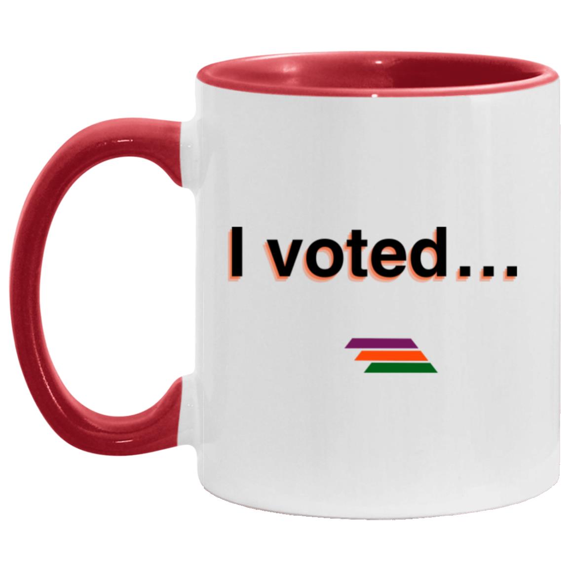 "I voted" Coffee Cups | BetterSaid.co