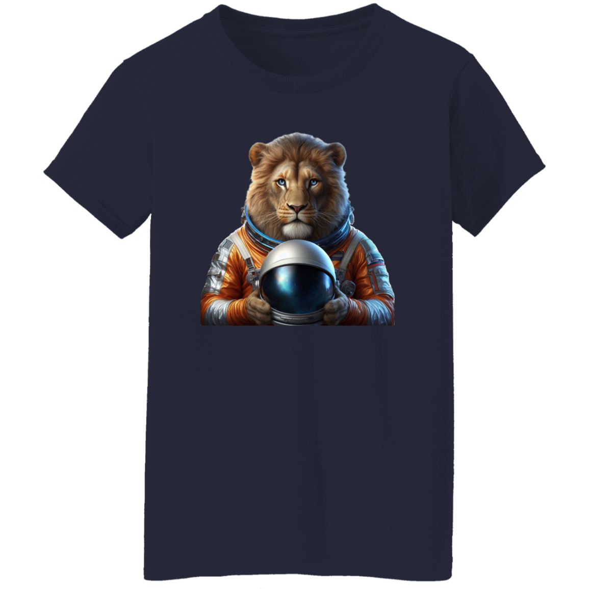 "Space Lion" Womens T-shirt | BetterSaid.co