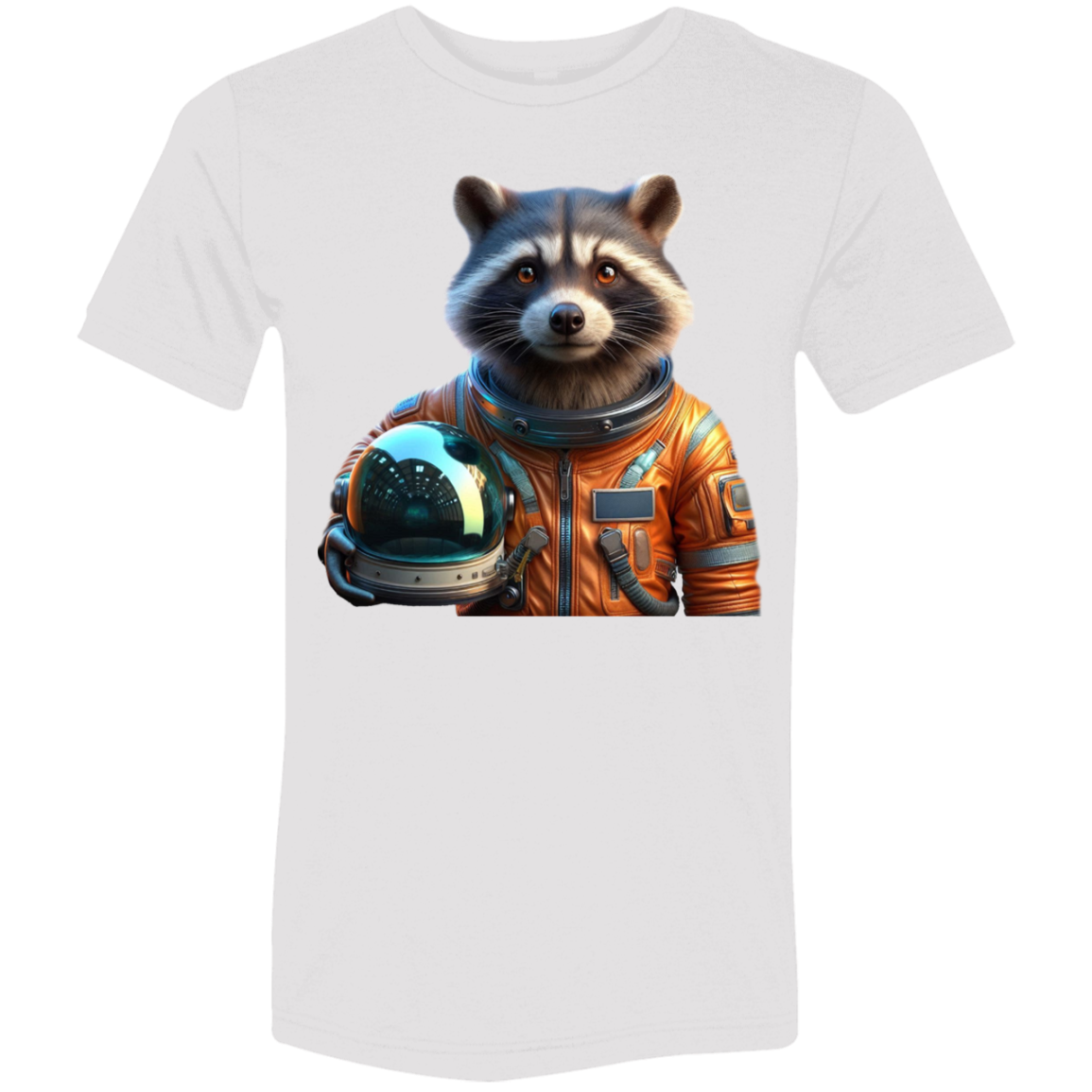 "Space Raccoon" Tri-blend T-shirt | BetterSaid.co