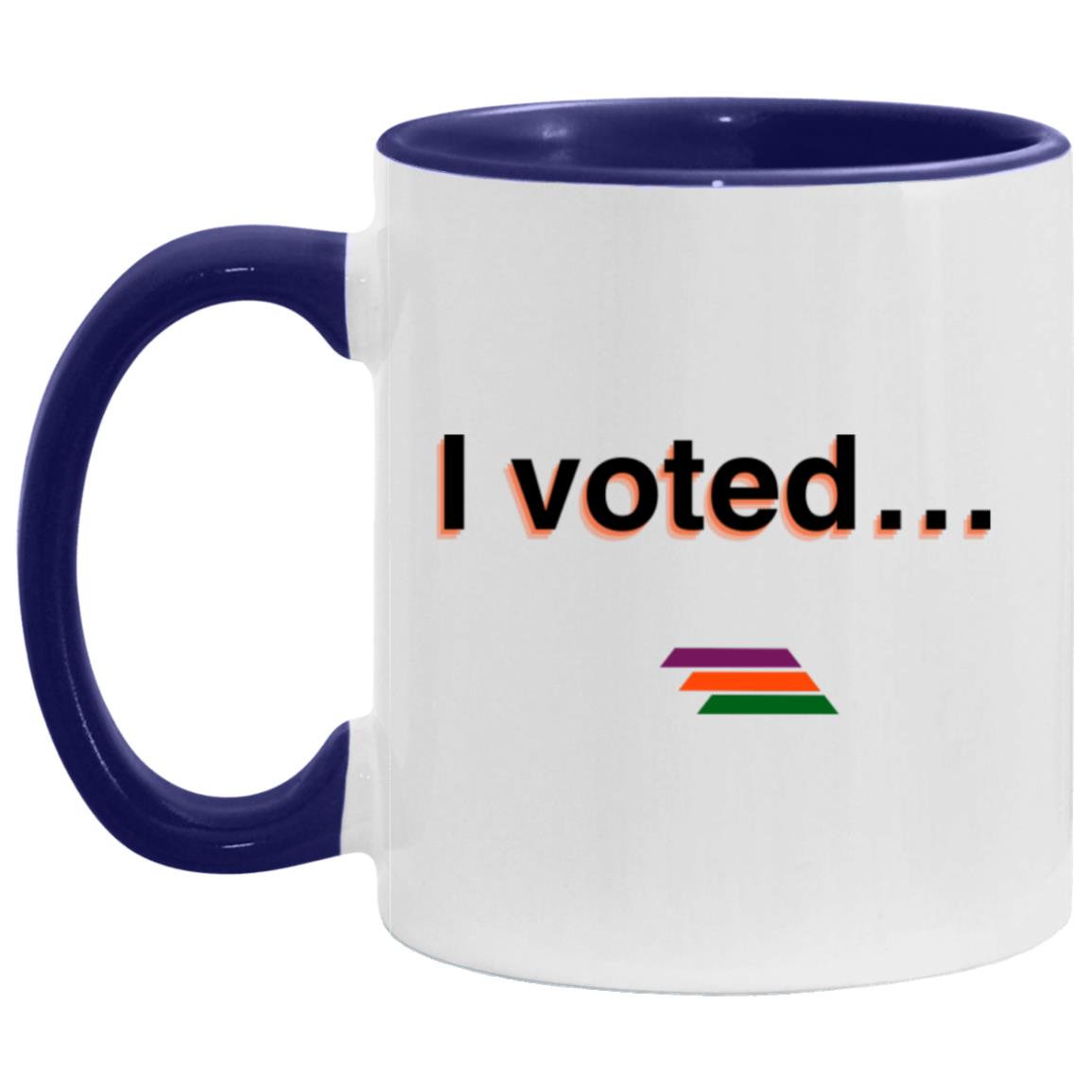 "I voted" Coffee Cups | BetterSaid.co