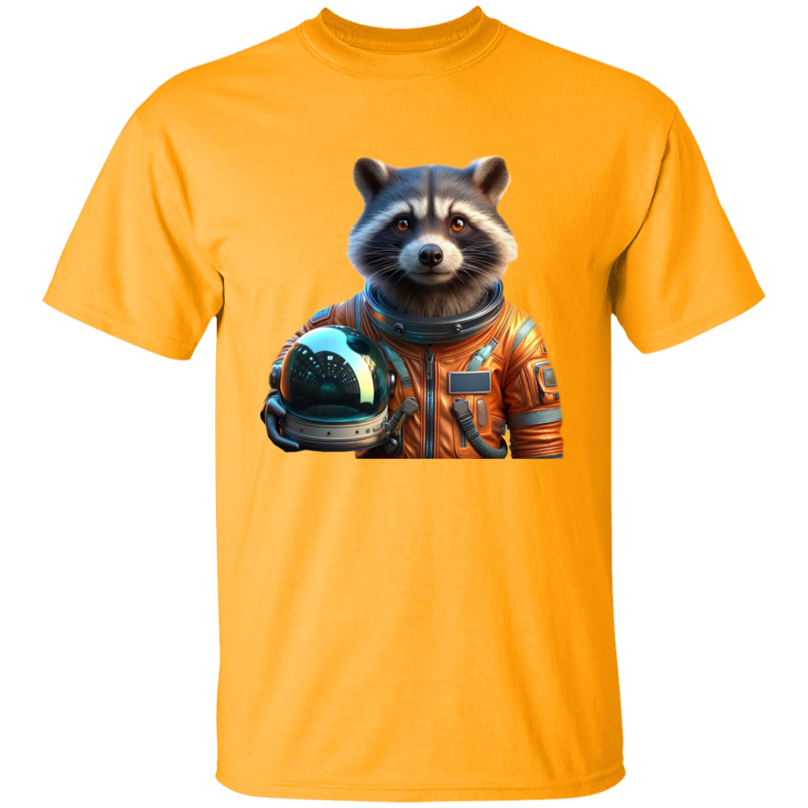 "Space Raccoon" Kids Cotton T-shirt | BetterSaid.co