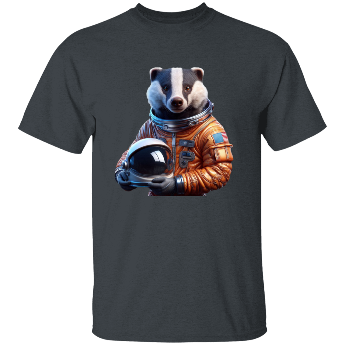 "Space Badger" Kids Cotton T-shirt | BetterSaid.co