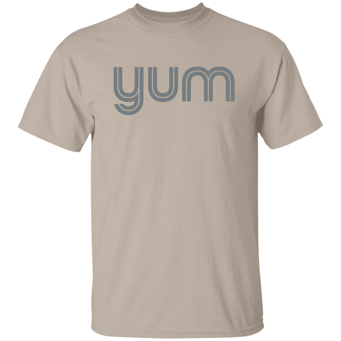 "Yum" Mens T-shirt | BetterSaid.co