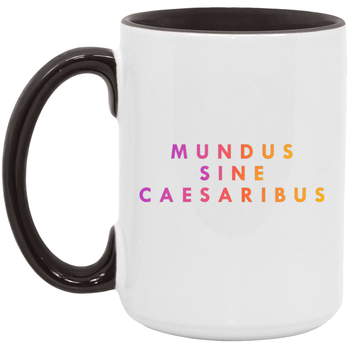 "Mundus Sine Caesaribus" Coffee Cups